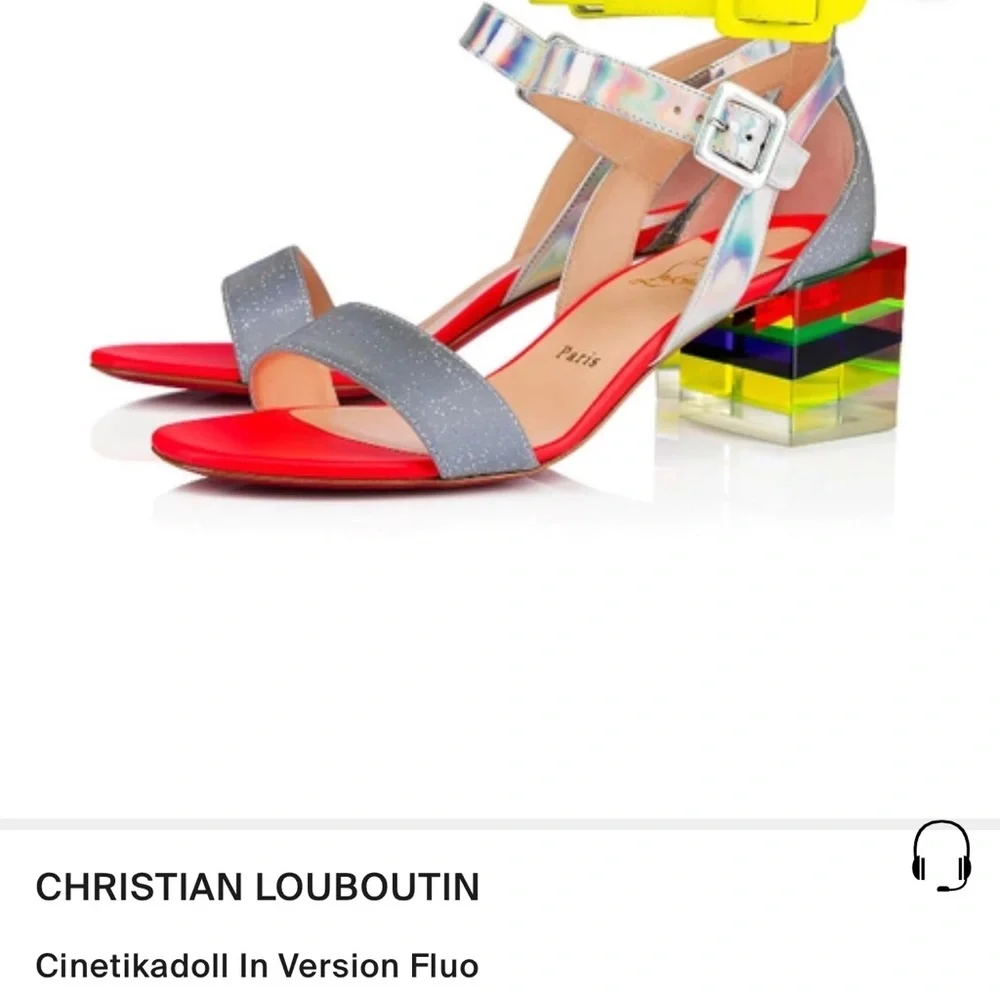 Christian Louboutine Cineticadoll leather luxury sandals ⭐️ - Picture 13 of 14